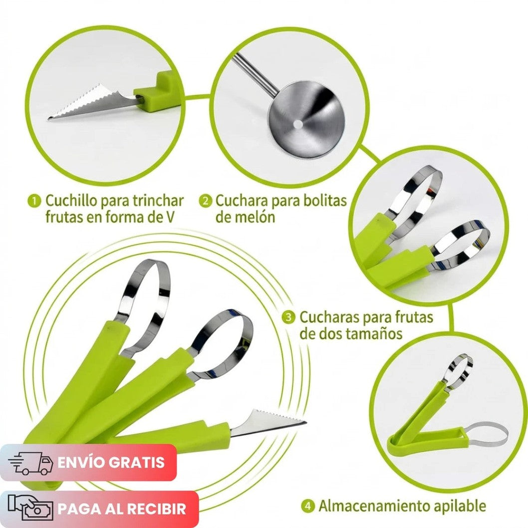 Set Profesional Cortador de Frutas 3